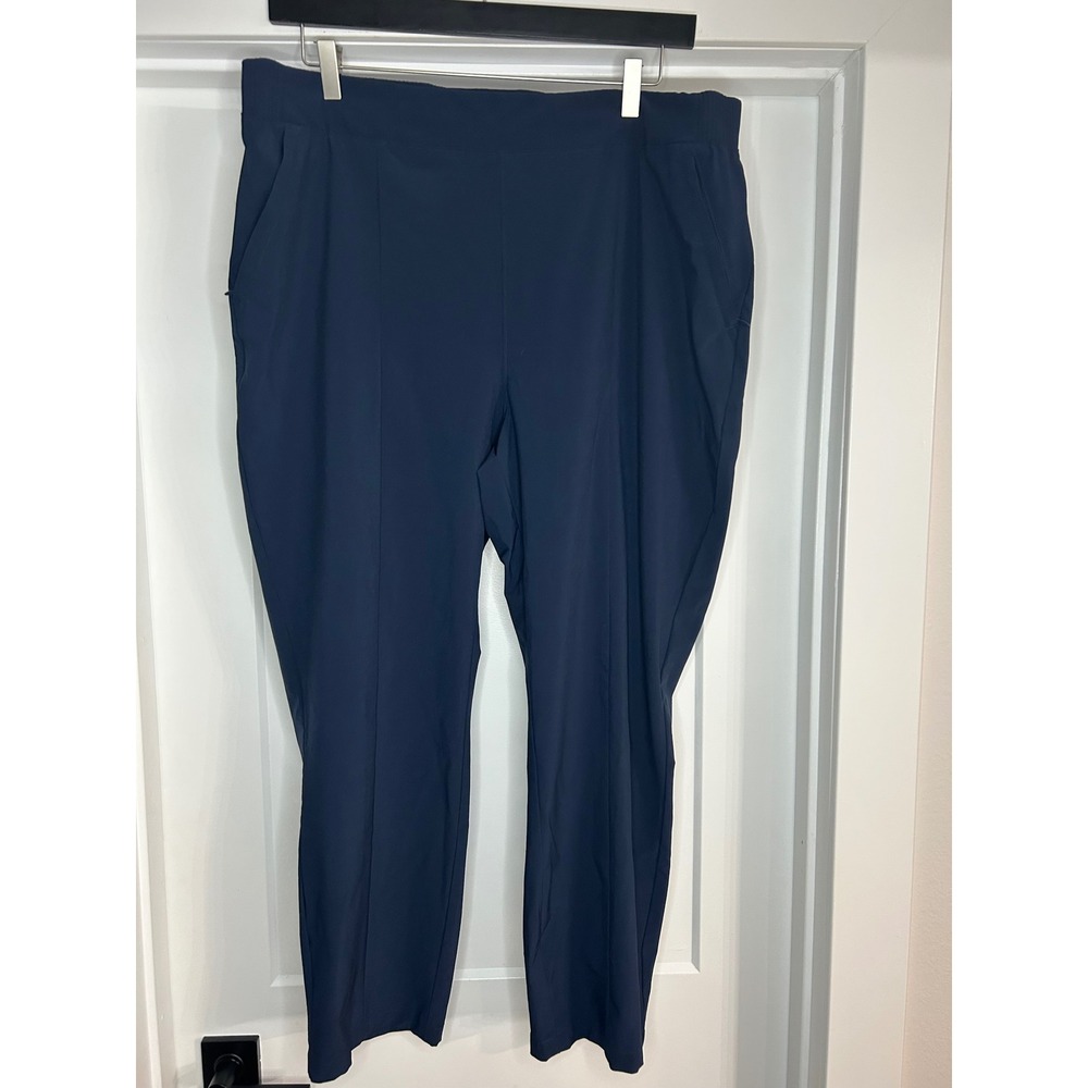 Columbia PFG Womens XL Short Navy Blue Performance Fishing Pants XL Pullon
